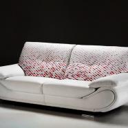 printed couch