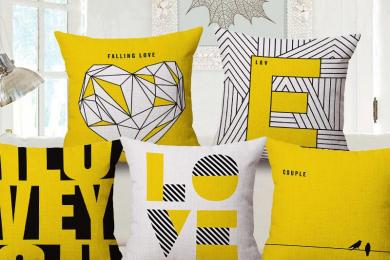 printed pillows